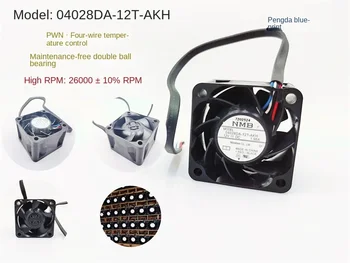 04028DA-12T-AKH двойной шарик 4028 высокоскоростной 12 В 1,95 А с регулируемой температурой PWM 4CM серверный вентилятор40 * 40 * 28 мм
