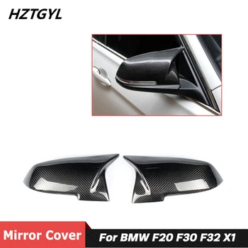 1 Пара Заменить Стиль Углеродное Волокно Материал Крышка Зеркала Заднего Вида Для BMW F20 F30 F32 X1