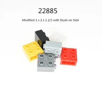 1 шт. Строительные блоки 22885 Кирпич модифицированный 1 x 2 x 1 2/3 со шпильками по бокам Объемная модульная игрушка GBC для высокотехнологичного набора MOC