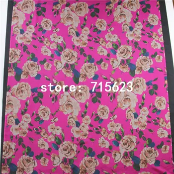 16070117 шелковая ткань с принтом шелковая шифоновая ткань для шелкового платья