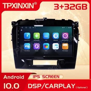 2 Din Carplay Android Радиоприемник Мультимедийное стерео для Suzuki Vitara 4 2014 2015 2016 2017 2018 GPS Аудио Рекордер Головное Устройство