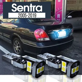 2 шт. Светодиодная лампа освещения номерного знака Canbus Аксессуары для Nissan Sentra 2005-2019 2009 2010 2011 2012 2013 2014 2015 2016 2017