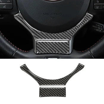 2шт для Lexus NX 200 200T 300H 2014-2019 Авто Руль Декор Отделка Наклейки Наклейка Углеродное волокно Аксессуары для интерьера автомобиля