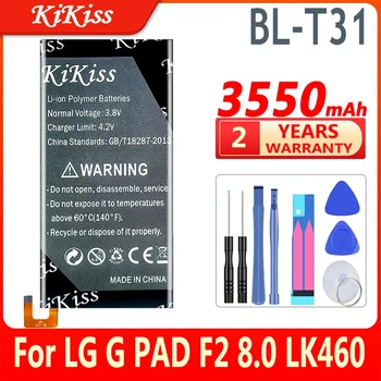 3550 мАч KiKiss BL-T31 Аккумулятор большой емкости для LG G PAD F2 8.0 LK460 SPRINT Высококачественная батарея с инструментами
