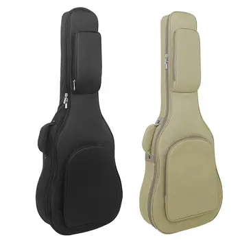 40/41-дюймовая сумка для гитары Утолщенный рюкзак для гитары Водонепроницаемый оксфордский рюкзак Регулируемый плечевой ремень Портативный чехол для сумки