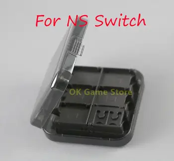 5 шт./лот для NS Switch 24 в 1 Черная игровая карта Прозрачная коробка для хранения игровых карт Чехол для карт Держатель для игровых карт Nintention Switch NS
