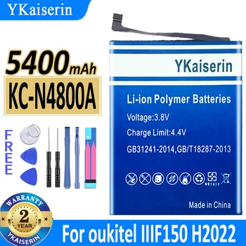 5400 мАч Аккумулятор YKaiserin KC-N4800A KCN4800A для oukitel IIIF150 H2022 Bateria