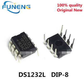5PCS НОВЫЙ DS1232 DS1232LP DS1232L DIP8 Вертикальный DS1232L монитор DIP8, микроконтроллер, вертикальный PMIC - встроенная микросхема монитора