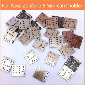 5шт 100% оригинальный модуль слота для считывателя SIM-карт Для Asus zenfone 5 a500cg a500kl t00j A501CG Замена слота лотка для SIM-карты