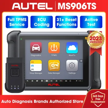 Autel MaxiSYS MS906TS Диагностический сканер Автомобильный сканер с TPMS 30+ Сервис Новейшая кодировка ЭБУ pk MS906BT MS906 MP808TS