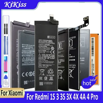 BM41 BM47 BN30 BN40 Аккумулятор для Xiaomi Redmi 1 1S 2 3 3S 3X 4X 4A 4 Pro Prime Phone Замена Бесплатные инструменты