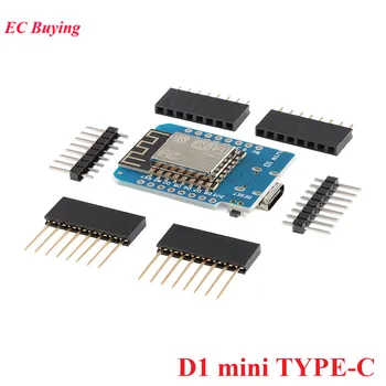 D1mini D1 Mini NodeMcu Lua WIFI Wireless на базе платы разработки ESP-12F ESP8266 модуль USB-интерфейс Type-C для Arduino