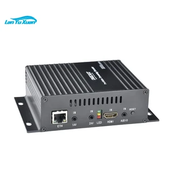 DMB-8900A Кодировщик потокового видео премиум-класса h265 45/60 pfs H DMI + 2 * AV + 3,5 мм Кодировщик CVBS to TS over IP с поддержкой нескольких протоколов