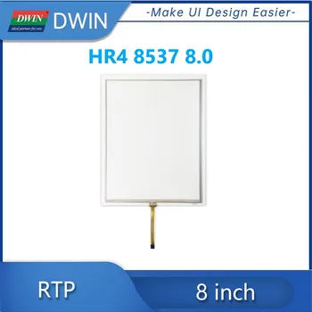 DWIN 8 дюймов 121,5 мм * 162,0 мм 4-проводная резистивная сенсорная панель
