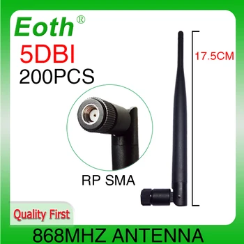 EOTH 200 шт. 868 МГц антенна 5 дби SMA женский GSM 915 МГц lora antene PBX IoT модуль Lorawan приемник сигнала Antena с высоким коэффициентом усиления