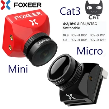 Foxeer Cat 3 Micro Mini FPV Камера 1200TVL 0.00001Lux FPV Ночная камера для RC Racing Дрон RC Игрушка RC Детали RC