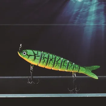 Luya Bait 13,5 см / 23 г Многосекционная рыба Восьмисекционная приманка для вьюна Бионическая приманка Многоводные рыболовные снасти