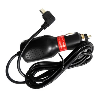  Mini USB Зарядное устройство Автомобильный выход питания 5 В 1,5 А / 2 А Вход постоянного тока 8 В-36 В с 3,5 метрами для DVR Навигация GPS Автомобильный видеорегистратор