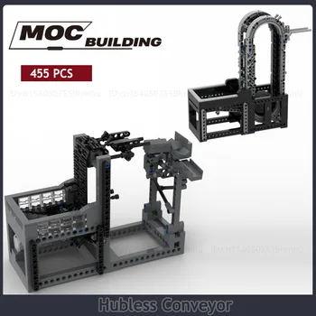 MOC GBC Модуль Безступичный конвейер Строительный блок Набор Маленькая высокотехнологичная головоломка Коллекция Модель Технология Кирпичи Игрушки Подарки