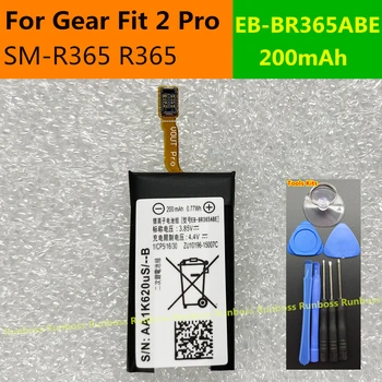 Runboss Высококачественный аккумулятор EB-BR365ABE для Samsung Gear Fit 2 Pro SM-R365 R365 Аутентичный аккумулятор 200 мАч