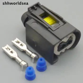 shhworldsea 2-контактный автоматический герметизированный 09441261 гнездовой разъем 09 4412 61 0 Водонепроницаемый корпус для VW BMW
