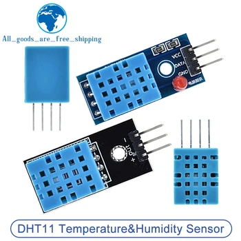 Smart 3pin KY-015 DHT-11 DHT11 Цифровой модуль датчика температуры и относительной влажности + печатная плата для стартового комплекта Arduino DIY