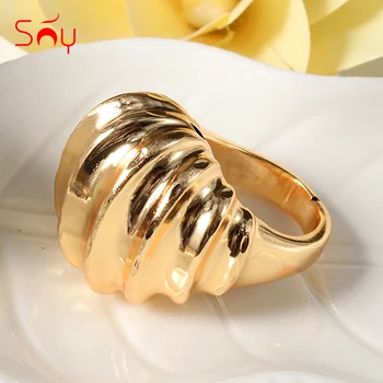 Sunny Jewelry Big Ring 2021 Новый дизайн Высокое Качество Медное Кольцо Ювелирные Изделия Для Женщин Коктейльное Кольцо Для Вечеринки Ежедневное Ношение Простое