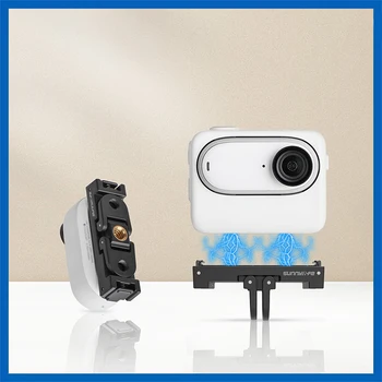 Sunnylife Магнитное быстросъемное крепление Экшн-камера Селфи-палка Штатив Адаптер Складная подставка для кулачка для Insta360 GO 3