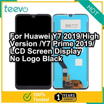 Teevo ЖК-дисплей для Huawei Y7 2019 / Y7 Prime 2019 / Без логотипа / Экран высокой версии и дигитайзер с сенсорным экраном Черный