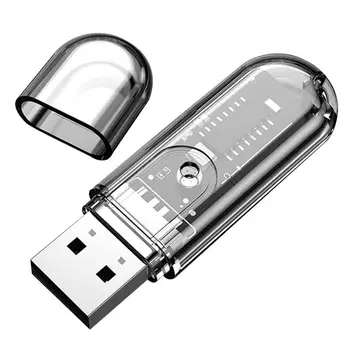 USB Aux Адаптер Портативный USB 5.3 Ресивер Аудиоадаптер Многофункциональный стабильный автомобильный адаптер для приема музыки Высокоскоростной