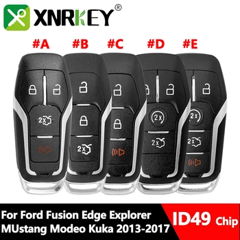 XNRKEY 434/868/902 МГц ID49 Дистанционный ключ для Ford Mondeo Mustang Fusion 2017 M3N-A2C93142600 3/4/5 кнопочный смарт-ключ