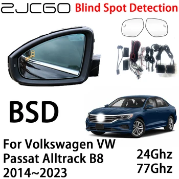 ZJCGO Система предупреждения о радаре BSD Обнаружение слепых зон Предупреждение о безопасном вождении для Volkswagen VW Passat Alltrack B8 2014~2023