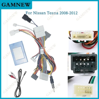 Автозвук 16PIN Android Power Calbe с Canbus Box Для Nissan Teana 2008-2012 DVD-плеер Адаптер жгута проводов