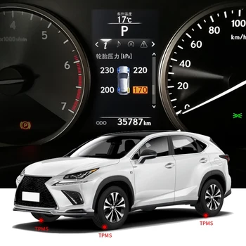 Автомобильная система контроля давления в шинах TPMS Дисплей автомобильного экрана для Toyota Lexus NX NX200T NX300H 2015-2020