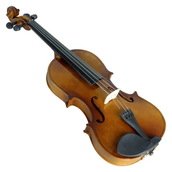 Акустическая скрипка с коробкой для переноски смычка Скрипка из массива дерева Липа для оркестра Концертная группа Начинающий