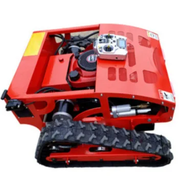  бензиновый двигатель мини-гусеничный тип робот-газонокосилка с дистанционным управлением