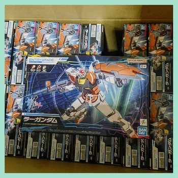 В наличии Oringal Bandai Gundam Модель Фигурка Например, 1/144 Lah Gunpla Kit Аниме Фигурки Набор Коллекция Кукла Игрушки Chrismas Подарки