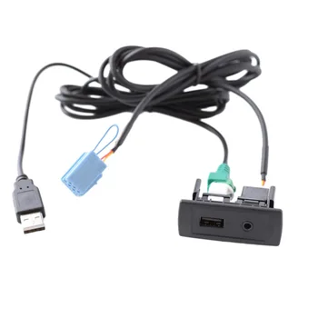  Высокоскоростная зарядка и простота в эксплуатации Aux USB Разъем Кабель для Mercedes Для Vito W447 Для Smart 450