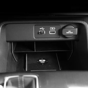 Для 2022 Honda Civic 11Th Центральная консоль Коробка для хранения ABS Подлокотник Ящик Органайзер Лоток