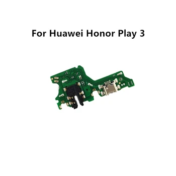 для Huawei Honor Play 3 USB-порт зарядного устройства док-разъем печатная плата лента гибкий кабель для зарядки порт для зарядки замена запасного компонента p