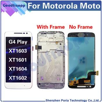 Для Motorola MOTO G4 PLAY XT1601 XT1602 XT1603 XT1604 ЖК-дисплей Дигитайзер с сенсорным экраном для G4PLAY Ремонт сборки Замена