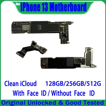 Для материнской платы IPhone 13 Оригинальная разблокированная чистая материнская плата ICloud для iPhone 13 Материнская плата 100% протестированная панель обновления