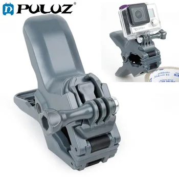 Зажимное крепление PULUZ Jaws Flex с пряжкой и винтом с накатанной головкой для GoPro и других спортивных камер