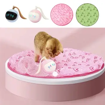 Интерактивный Cat Smart Ball Toy 2 в 1 Умная интерактивная игрушка для кошек USB Перезаряжаемый Wicked Ball Самовращающийся мяч на 360 градусов