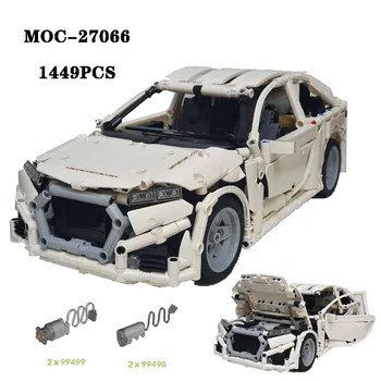 Классический строительный блок MOC-27066 Компактная версия спортивного автомобиля с высокой сложностью сращивания деталей Взрослые и детские игрушки Подарки