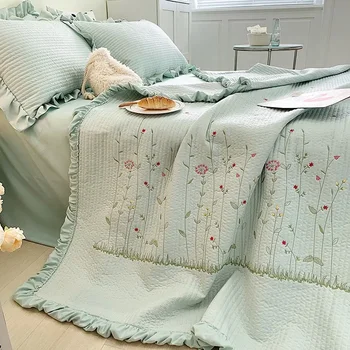 Летние хлопковые одеяла - тонкое одеяло кондиционера для мягких и дышащих диванов, стеганые покрывала для кроватей