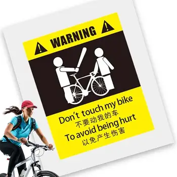  Наклейки на горный велосипед Защита от солнца Наклейки на велосипеды Водонепроницаемые декоративные наклейки Предостережение Расходные материалы Самоклеящееся предупреждение
