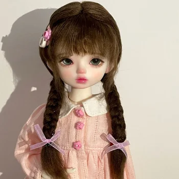 Новый кукольный парик для куклы 1/8 бжд или ob11 имитация пляжной шерсти волосы diy девочки игрушки ручной работы модные аксессуары для кукол, без куклы
