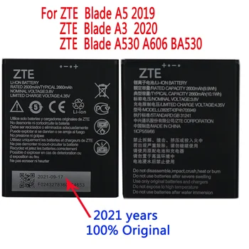 Новый оригинальный аккумулятор 2660 мАч Li3826T43P4h705949 для ZTE Blade A5 2019 A3 2020 A530 A606 BA530 BA606 BA606 Аккумуляторы для мобильных телефонов