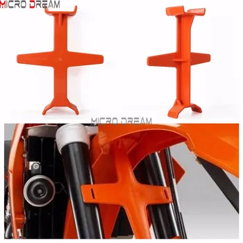 Оранжевый Пластиковый Frok Поддержка мотоциклов Универсальный протектор вилки Подставка для EXCF/SXF/SMR/EXC/SX/SC 250/300/350/450/530